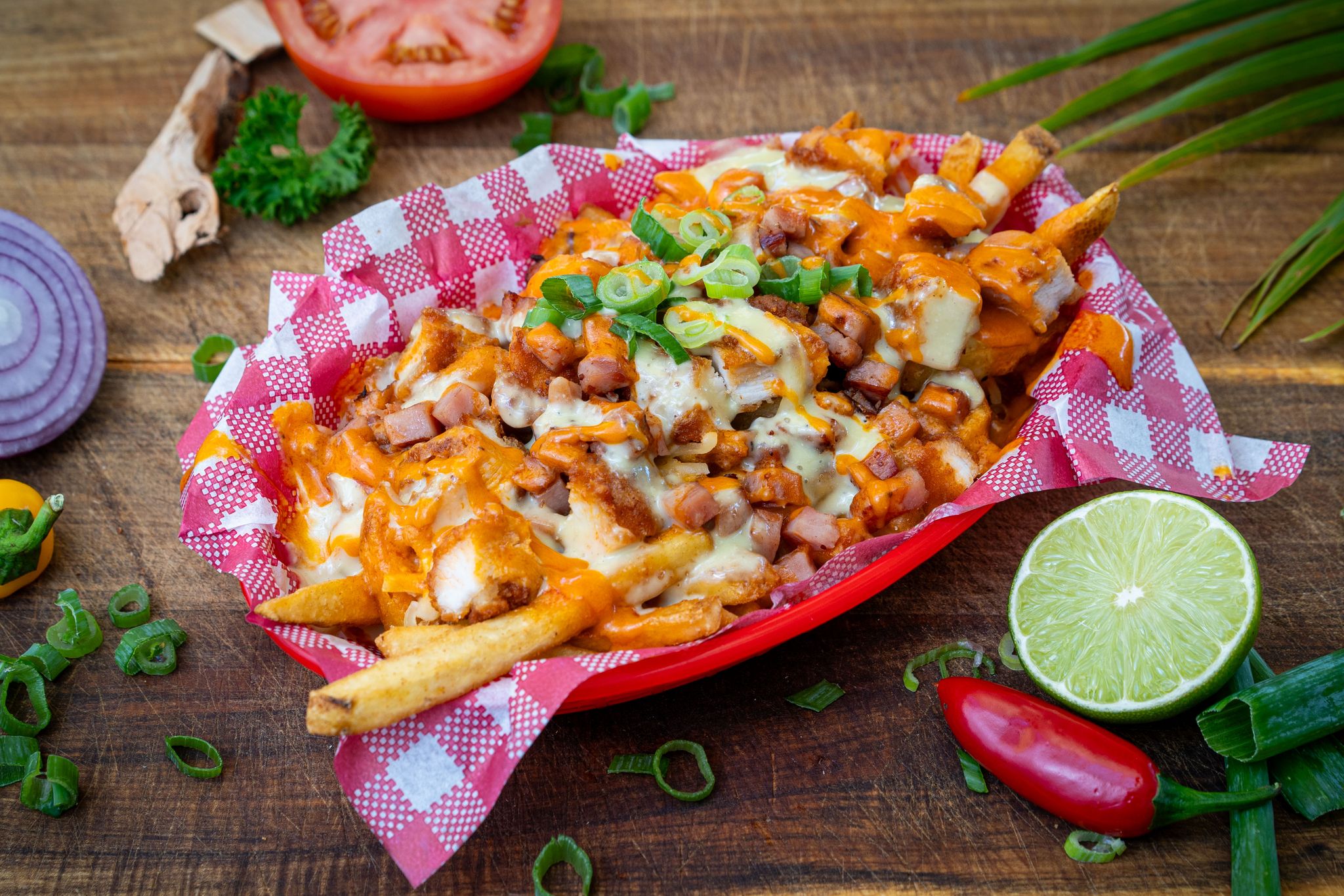 Buffalo & Bacon Fries