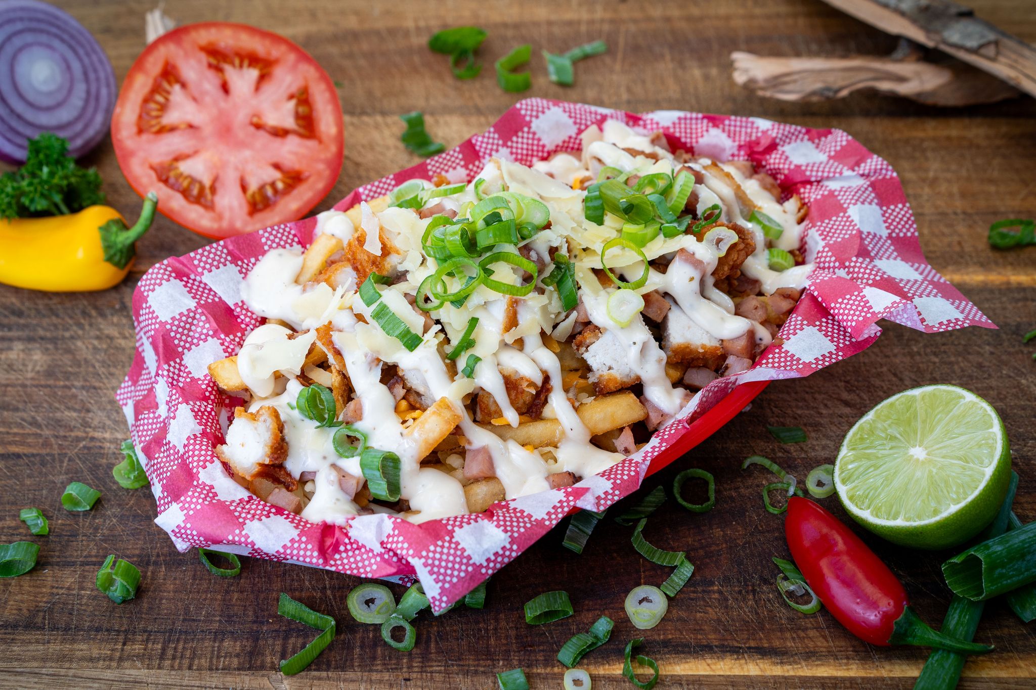 Cheesy Chicken, Bacon & Garlic Fries (Pic 3)